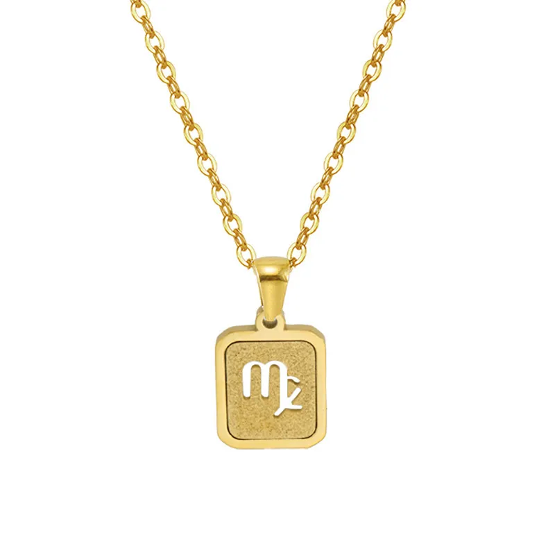 🇭🇹Zodiac Necklaces for Women and Men - 18K Gold Necklace
