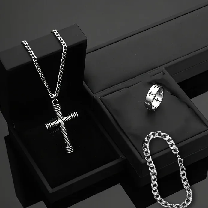 ðŸ‡ðŸ‡¹Set men silver titan