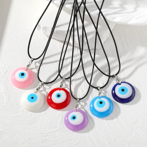 🇺🇸🇭🇹Eye Resin Unisex Pendant
