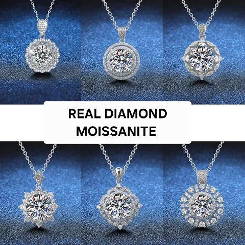 🇺🇸Real Diamond Moissanite Sterling Silver