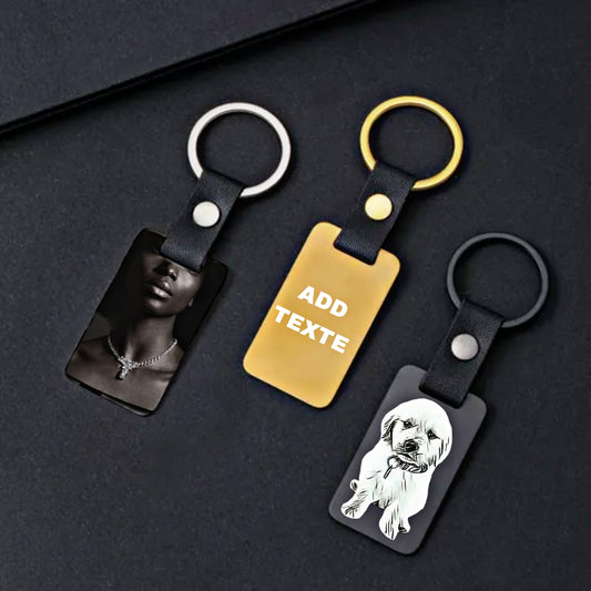 🇭🇹🇺🇸key ring Customization Laser
